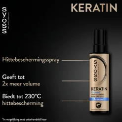 Syoss 6x Keratin & Volume Heatprotection Spray 200 ml