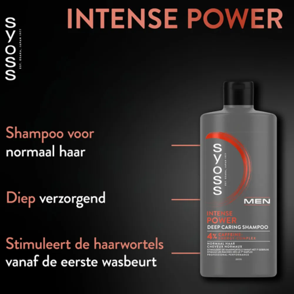 Syoss 6x Men Power Shampoo 440 ml