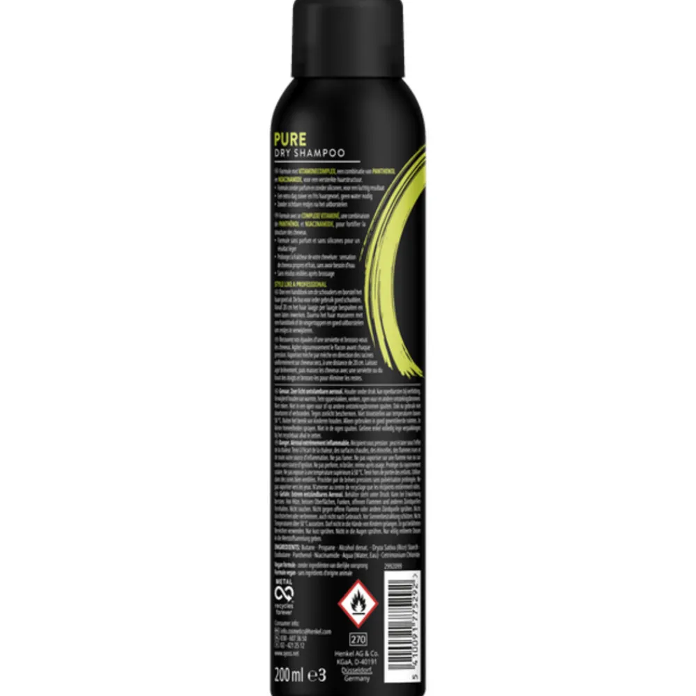 Syoss 6x Pure Fresh Droogshampoo 200 ml