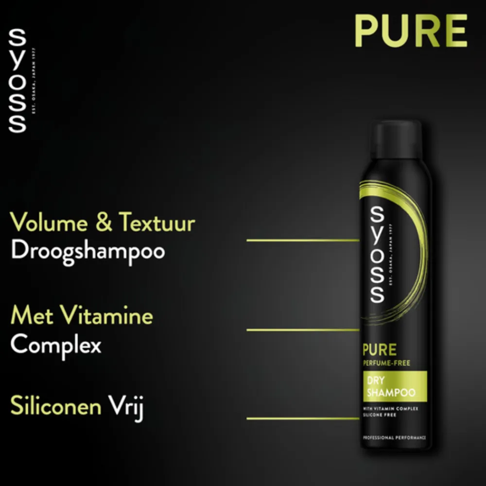 Syoss 6x Pure Fresh Droogshampoo 200 ml