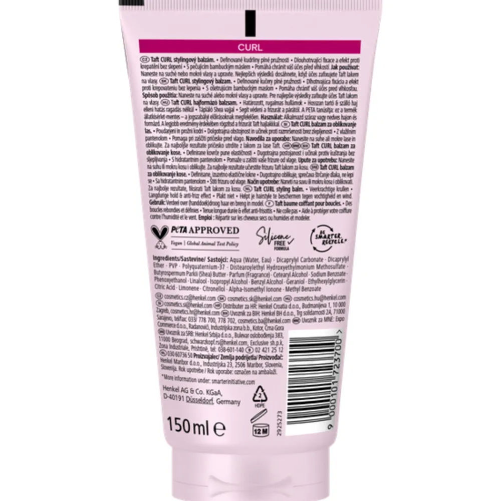 Taft 6x Curl Styling Balm 150 ml