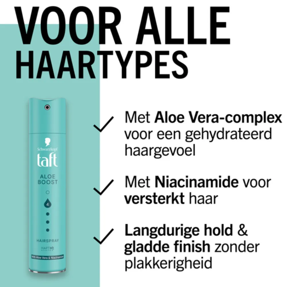 Taft 6x Hairspray Aloe Boost 250 ml
