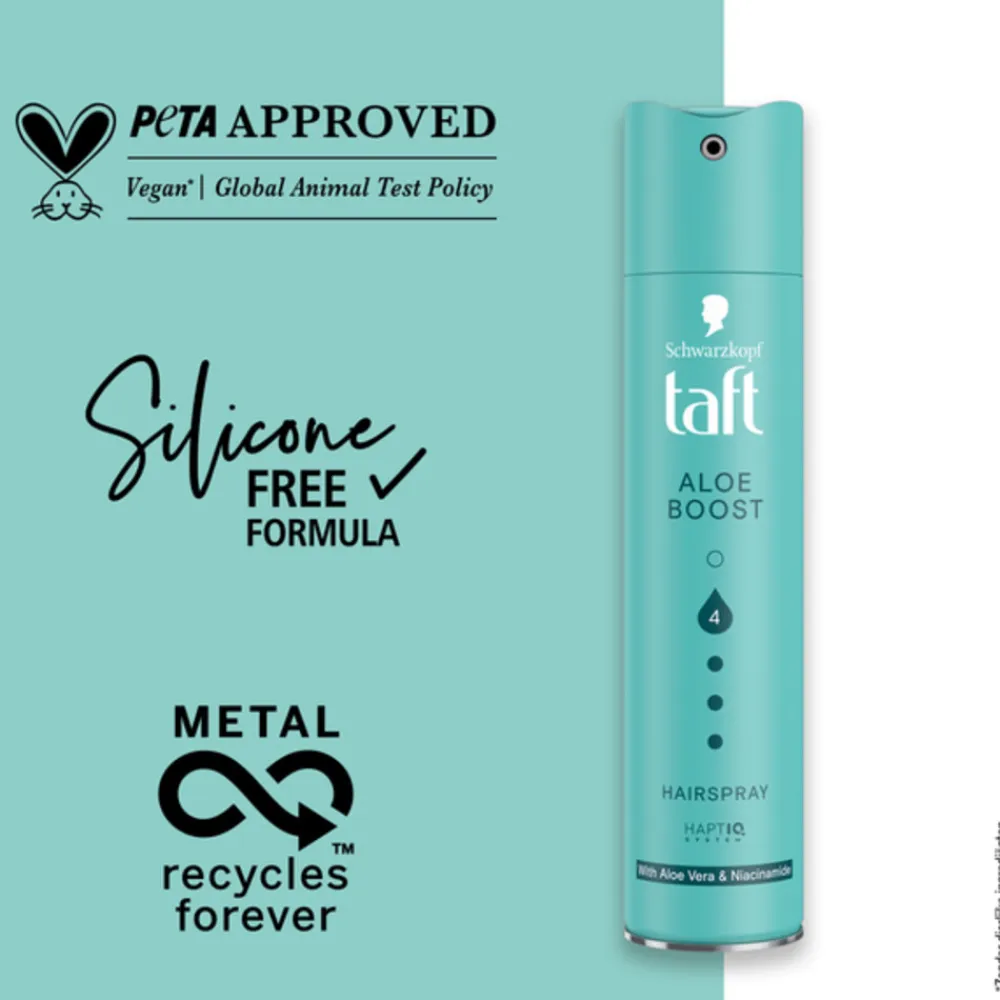 Taft 6x Hairspray Aloe Boost 250 ml