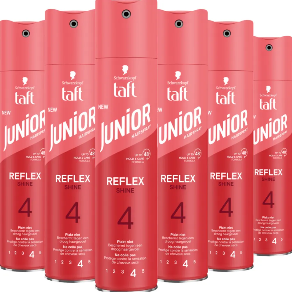 Taft 6x Junior Hairspray Ultra Reflex Shine 250 ml