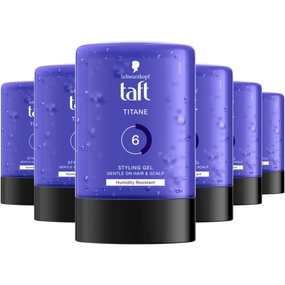 Taft 6x Men Power Gel Titane Hold 6 300 ml