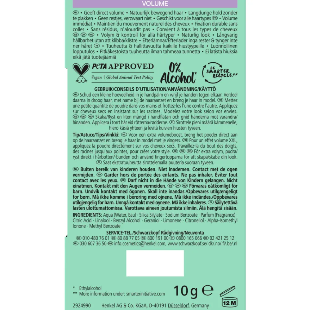 Taft 6x True Volume Haarpoeder 10 gr