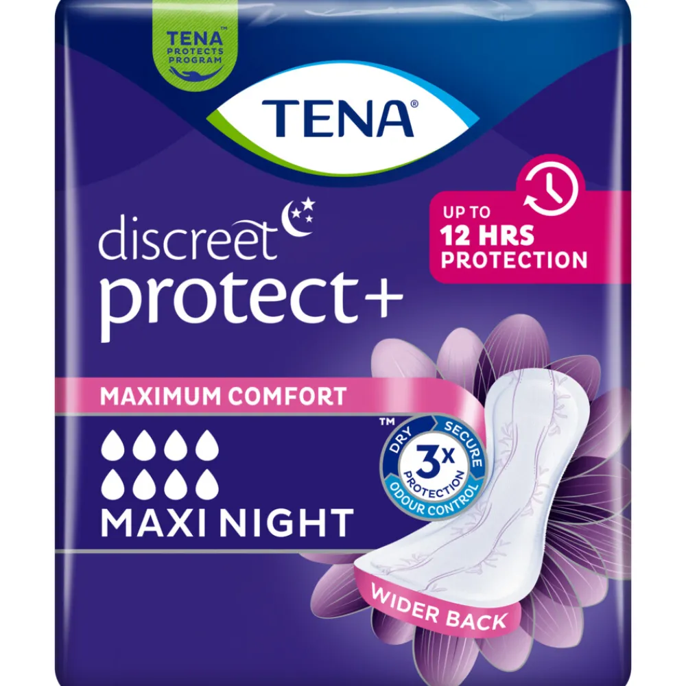 TENA 3x Discreet Maxi Night 12 stuks