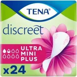 TENA 3x Discreet Ultra Mini Plus 24 stuks