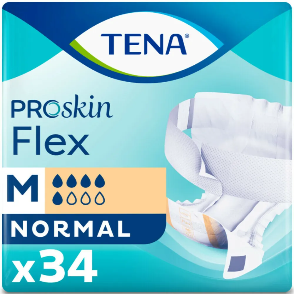 TENA 3x Proskin Flex Normal M 34 stuks