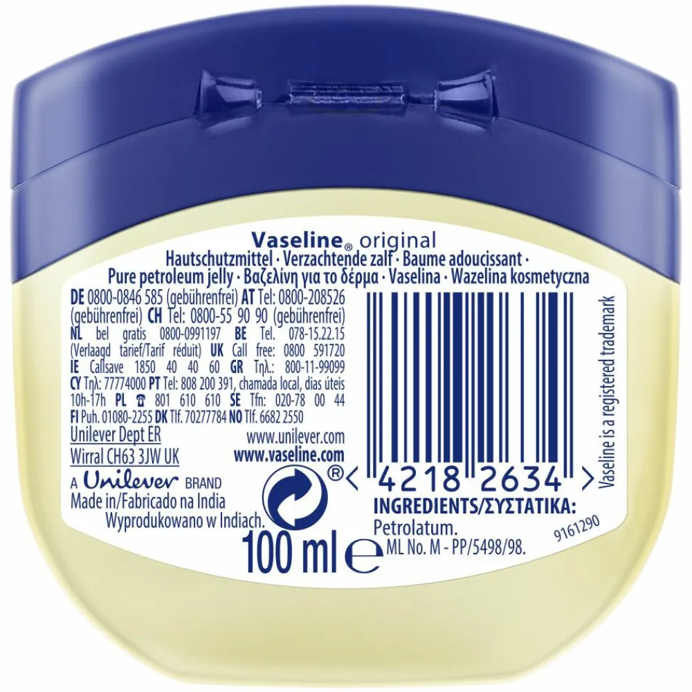 Vaseline 6x Original Petroleum Jelly 100 ml