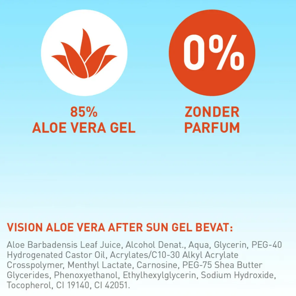 Vision 2x Aftersun Gel Aloë Vera 200 ml