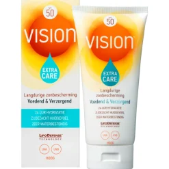 Vision 2x Zonnebrand Crème Extra Care SPF 50 185 ml