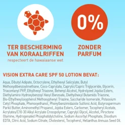 Vision 2x Zonnebrand Crème Extra Care SPF 50 185 ml