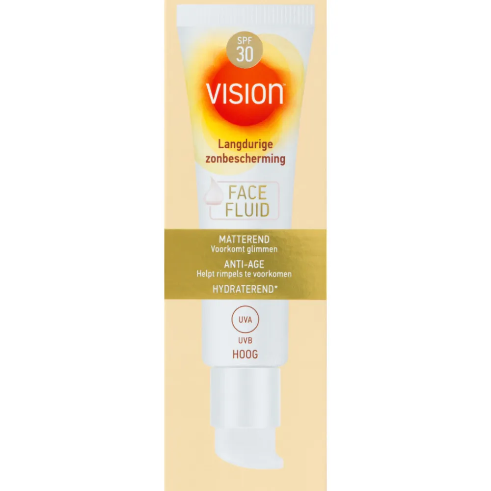 Vision 2x Zonnebrand Face Fluid SPF 30 50 ml