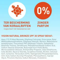 Vision 2x Zonnebrand Natural Bronze SPF 30 185 ml