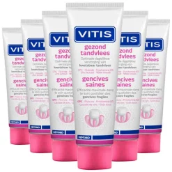 Vitis 6x Tandpasta Gezond Tandvlees 75 ml