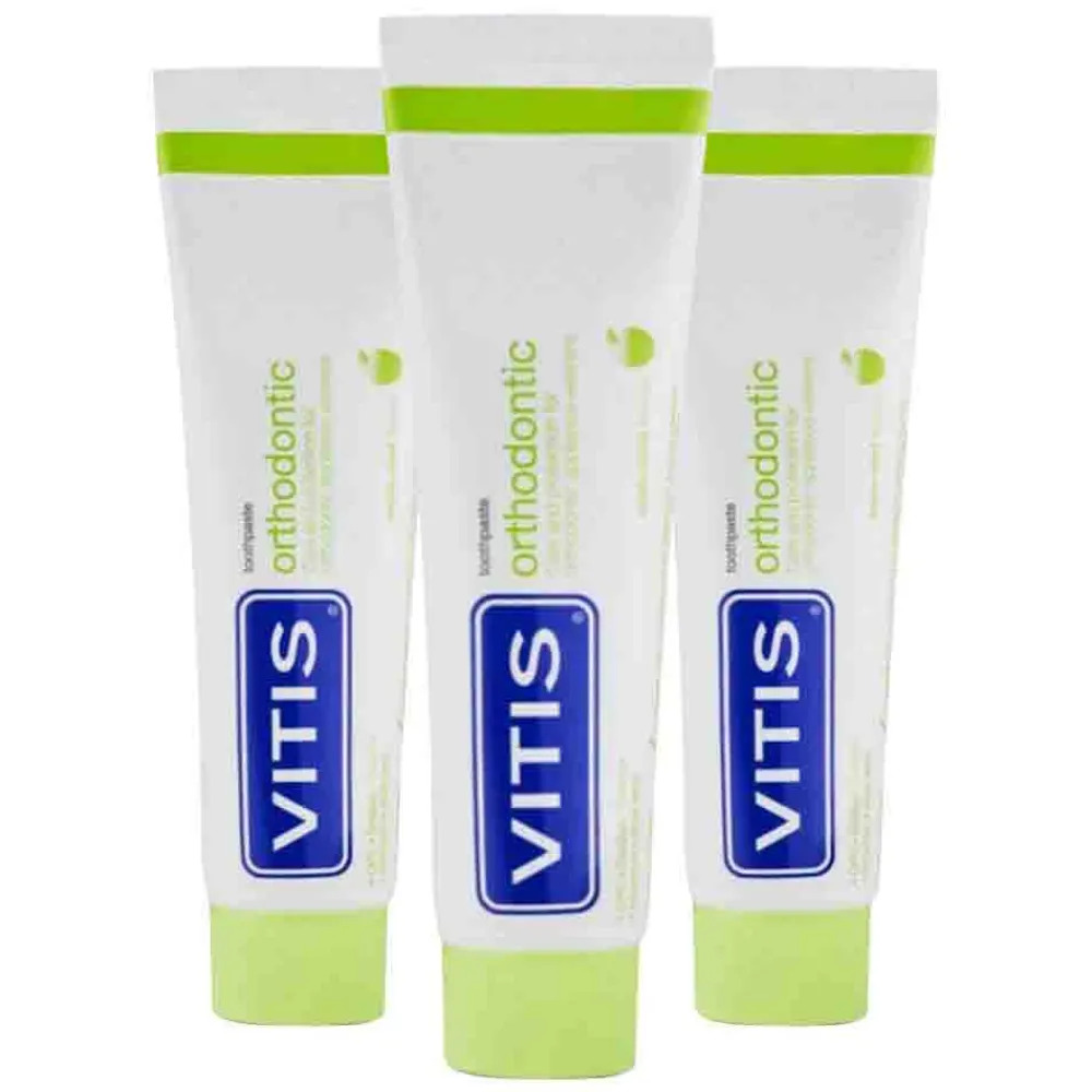 Vitis 3x Tandpasta Orthodontic 75 ml