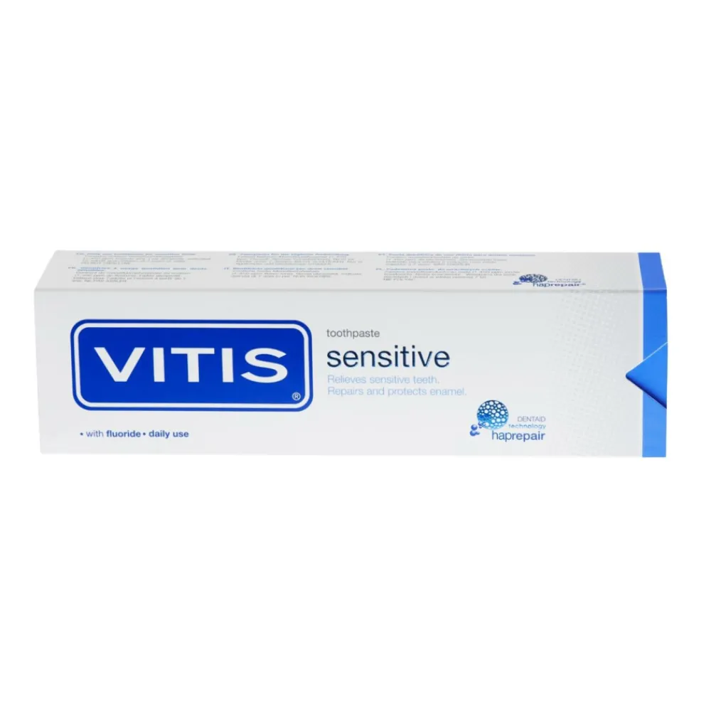 Vitis 12x Tandpasta Sensitive 75 ml
