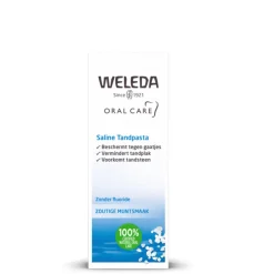 WELEDA 4x Tandpasta Saline 75 ml