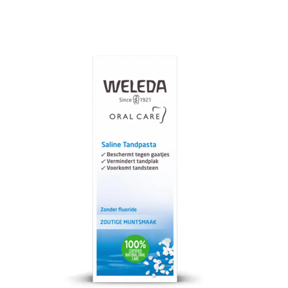 WELEDA 4x Tandpasta Saline 75 ml