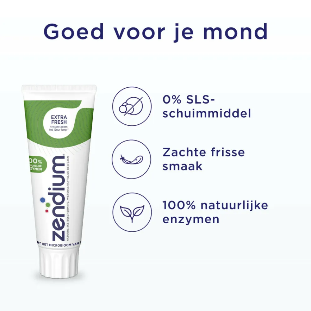 Zendium 12x Tandpasta Extra Fresh 75 ml